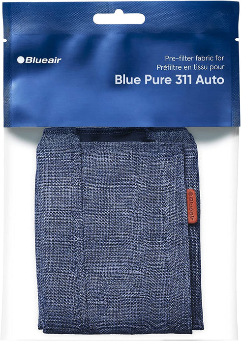 BLUEAIR Blue Pure 311 Auto Navy Pre-Filter, Washable Fabric Traps Pollen, Pet Hair & Dust, Night Waves