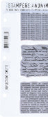 Stampers Anonymous Tim Holtz Cling Rubber Stamp Set, Reflections