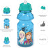 Zak Designs Disney 2 Plastic Push Button Action and Locking Lid Includes Portable Carry Loop, Leak-Proof Design is Perfect for Outdoor Sports, BPA-Free, 14oz, Frozen Water Bottle