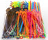 Bar Caddy Supplies (120 Pack) Assorted Swizzle Sticks / Drink Stirrers (24 of Each Design) Disposable Flexible Drinking Straws in 2 Sizes Small Bar Party Supply Refill Pack for Bar Organizer