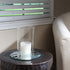Hosley Set of 2- 7 Inch High Clear Glass Hurricane Candle Holder or Sleeve. Wonderful Accent Piece for Coffee or Side Tables. Ideal Gift for Weddings Home and Events. O9