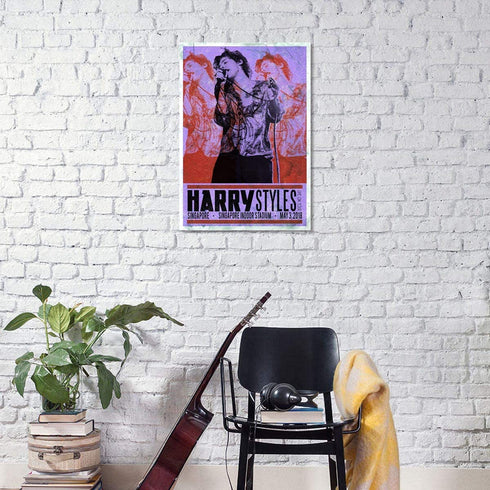IXMAH Young Male Singer Music Art Prints Poster Bedroom Poster Decorative Painting Canvas Wall Art Living Room Posters Bedroom Painting (harry,16x24inch Unframed)