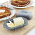 Chantal Covered Butter Dish, Mini, Fade Grey