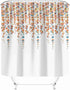Taysta Fabric Waterproof Shower Curtain Curtains with Hooks Weeping Flower Floral Vine 72"X72" Decor Creative Home Decorative Bathroom
