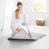 Genteele Bath Mats for Bathroom Non Slip - Smoke Blue 17" x 24" Memory Foam Bathroom Rugs - Quick Dry Bath Mat