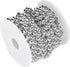 Emoshayoga Pearl Bead Roll, Garland Decoration Artificial Pearls Beads Garland Gold Beads Roll for Christmas Wedding DIY Decoration Holiday Party Supplies 8mm 10m/ 32.8ft(Silver)