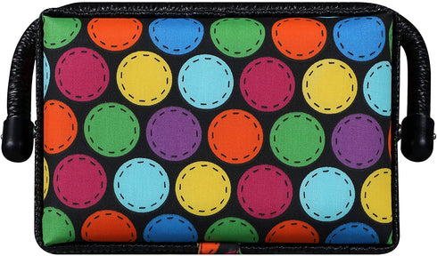 SINGER 07272 Polka Dot Small Sewing Basket with Sewing Kit Accessories