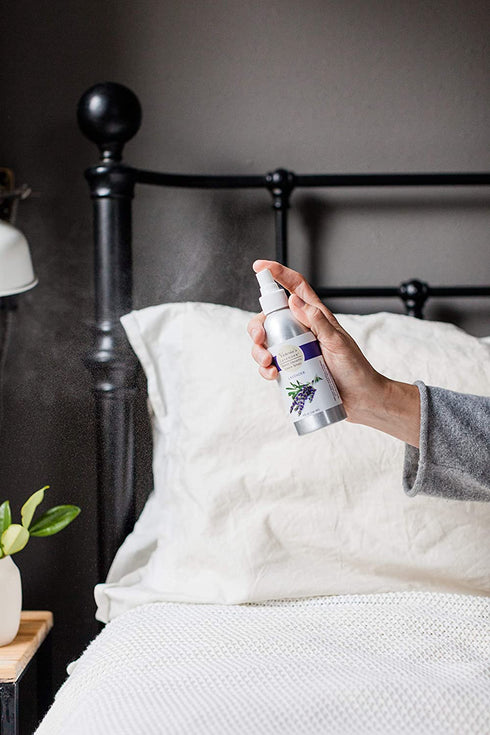 Victoria's Lavender Pillow and Linen Spray Sleep Better Tonight 100% Pure Lavender Essential Oil Handmade in Oregon (8 oz) | Made in USA
