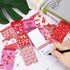 Elcoho 48 Pieces Mini Valentine Day Notepads Spiral Notepads Paper Notepads in 12 Designs for School Valentines Day Party Favors, 3.50 x 2.24 Inch