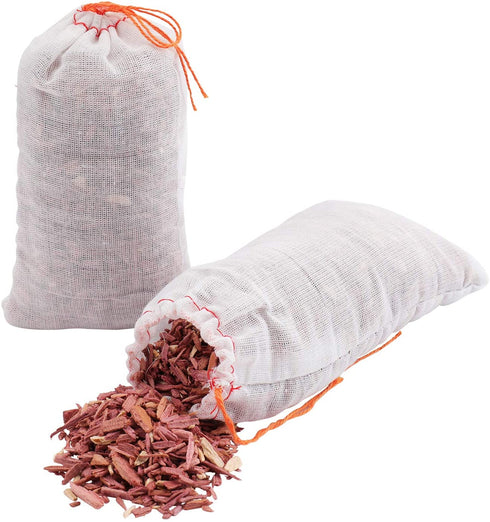 Suwimut 24 Pack Cedar Sachets Bags, Fresh Cedar Chips Bag for Shoes Clothes Storage, Closet and Drawers