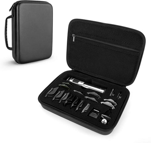Yinke Case for Philips Norelco Multigroom Series 7000 MG7750/49 Beard Trimmer & attachments, Travel Storage Bag Hard Case Organizer (Series 7000)