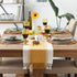 DII Dobby Stripe Woven Table Runner, 13x72, Honey Gold