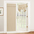 RYB HOME Door Curtains Blackout - Self Stick Tie Up Shades Tricia Door Window Curtain Blinds Light Block Insulating Sidelight Curtains, W 26 x L 69 inches, 1 Panel, Biscotti Beige