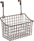 Spectrum Diversified Grid Storage Basket Over The Cabinet, Medium, Bronze
