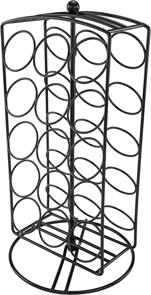 K-Cup Carousel Perfect Kitchen Counter Top Storage Display Solution Coffee Swivel Organizer - Holds 30 Cups