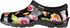 Sloggers Women's Waterproof Rain and Garden Shoe with Comfort Insole, Pansy Black, Size 10, Style 5114BP10