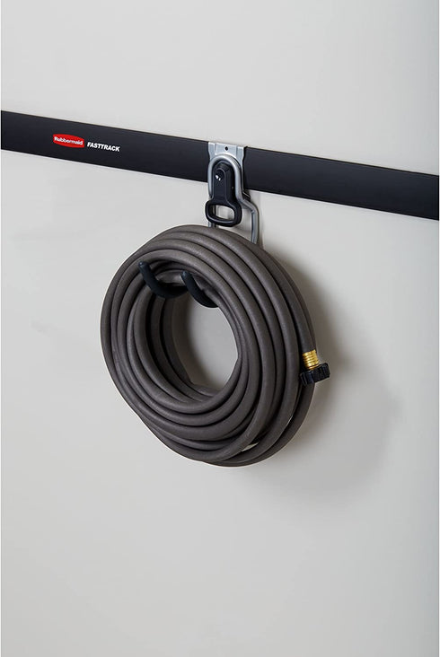Rubbermaid FastTrack Utility Hook, Garage Organization Wall Hanger, Tool Hanger, Wall Mount and Heavy Duty Tool Hanger