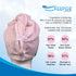 KEEPOZ Hair Towel Wrap Quick Dry 100% Cotton Super Absorbent Turban Head Wrap for Women with Button, Anti Frizz Hair Products, Hair Cap for Curly, Long & Thick Hair (2pcs) (Lilac+Pink Check)