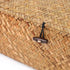 Yesland Handwoven Seagrass Rattan Storage Basket - 11.5'' x 7.5'' x 5'' - Brown Rectangular Makeup Organizer / Container with Lid, Perfect for Decoration, Picnic, Groceries and Toy Storage