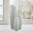 Stonebriar SB-5076C Beach Nostalgia Large Weathered Pale Ocean Wood Vase, Light Blue