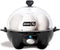 Dash Rapid Egg Cooker: 6 Egg Capacity Electric Egg Cooker for Hard Boiled Eggs, Poached Eggs, Scrambled Eggs, or Omelets with Auto Shut Off Feature - Black