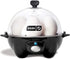 Dash Rapid Egg Cooker: 6 Egg Capacity Electric Egg Cooker for Hard Boiled Eggs, Poached Eggs, Scrambled Eggs, or Omelets with Auto Shut Off Feature - Black