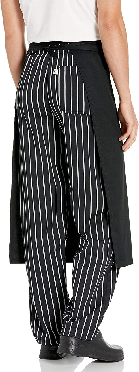 Uncommon Threads Unisex Long Bistro Apron, 2 Pockets, Long Ties