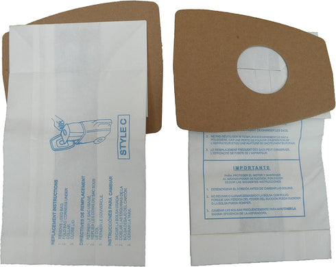 EnviroCare Replacement Micro Filtration Vacuum Cleaner Dust Bags made to fit Eureka Type C Mighty Mite Canisters 24 Pack
