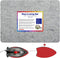 MOHOM 17" x 13.5" Wool Pressing Mat 100% New Zealand Felted Wool Ironing Mat Pad Blanket for Quilter, Sewing, Quilting Supplies and Notions