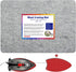 MOHOM 17" x 13.5" Wool Pressing Mat 100% New Zealand Felted Wool Ironing Mat Pad Blanket for Quilter, Sewing, Quilting Supplies and Notions