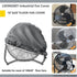 LSongSKY Industrial Fan Cover?Waterproof&Dustproof Cover suitable for 18"20"High Velocity Electric Industrial and Home Floor Fan,600D Oxford fabric, Silver coating(24"x7.5"x24")