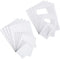 24 Pieces Picture Mats Set, Including 12 Pre-Cut White Photo Frame Mats and 12 White Core Bevel Cutting Mat Boards for 5 x 7, 8 x 10, 11 x 14 Inch Pictures