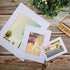 24 Pieces Picture Mats Set, Including 12 Pre-Cut White Photo Frame Mats and 12 White Core Bevel Cutting Mat Boards for 5 x 7, 8 x 10, 11 x 14 Inch Pictures