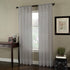 Curtainworks Soho Voile Curtain Panel, 144", Silver,1Q804004SV