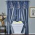 Achim Home Furnishings Ombre Tie up Shade Window Curtain, 50" x 63", Blue