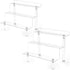 Grarry Acrylic Display Stands, 2 Pack Clear Acrylic Risers Display Shelves for Amiibo Pop Figure, 3 Tier Cupcake Dessert Stand, Makeup Perfume Organize, Collectibles Shelf for Cabinet, Countertops