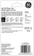 GE Lighting White 44412 25-watt 180-Lumen Candelabra Base G16.5 Globe Light Bulb, Soft, 2 Count (Pack of 1)