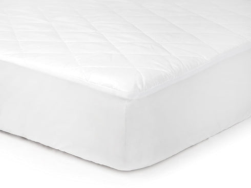 Tadpoles Waterproof Fitted Crib and Toddler Protective Mattress Pad Cover, White