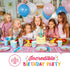 Unicorn Party Decorations by Aliza | Girl Princess Toddler Kids Birthday Pastel Rainbow Pink Decorations Cups Plates Signs Napkins Balloons Tablecloth Utensils Decorations for Girls Serves 16
