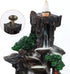 SOLEJAZZ Backflow Incense Burner Waterfall Incense Holder Mountain Tower Incense Holders, with 120 Backflow Incense Cones, 30 Incense Sticks, Home Decor Aromatcherapy Ornamen