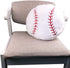 Baseball Pillow Fluffy Baseball Plush Pillow Baseball Throw Pillow Soft Stuffed Baseball Plush Pillow Toy Durable Round Baseball Shaped Pillow Sport Toys Gift for Kids Boy Girls Child Baby Room Decor