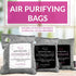 Pink Rhino Labs Moso Bamboo Charcoal Air Purifying Bag - Odor Eliminator for Home and Car- Kid and Pet Friendly Air Fresheners and Odor Absorber - Activated Bamboo Charcoal