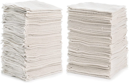 Simpli-Magic 79006-100PK Shop Towels 14?x12?, White, 100 Pack