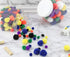 Cornucopia Plastic Hexagon Shaped Jars (4-Pack, 30oz); Value-Pack of Containers for Candy, Snacks, Gifts and Storage, 2 1/2 Cup Capacity, 5 x 5 x 3 Inches Size