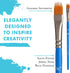 Princeton Select Artiste, Series 3750, Paint Brush for Acrylic, Watercolor and Oil, Filbert Grainer, 3/8 Inch