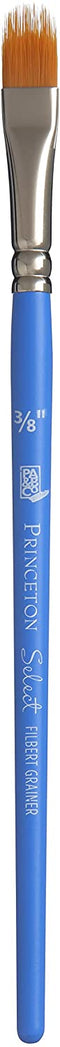 Princeton Select Artiste, Series 3750, Paint Brush for Acrylic, Watercolor and Oil, Filbert Grainer, 3/8 Inch