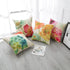 Artscope Set of 4 Waterproof Throw Pillow Covers 18x18 Inches, Hydrangea and Lotus Pattern Decorative Cushion Covers, Perfect to Outdoor Patio Garden Living Room Sofa Farmhouse Decor