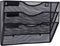 EASEPRES 3 Pockets Mesh Wall File Holder Organizer Office Hanging Magazine Rack, Black