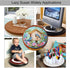 10 Inch Lazy Susan Turntable, A+Selected Heavy Duty Aluminium Lazy Susan Hardware, Sliver Rotating Turntable Bearing Table Base, Round Swivel Plate for Glass, Granite or Wood Kitchen Ding Table