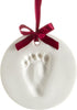 Pearhead Babyprints Baby's First Handprint or Footprint Ornament Kit, Easy No-Bake DIY, Christmas Baby Gift, 50010